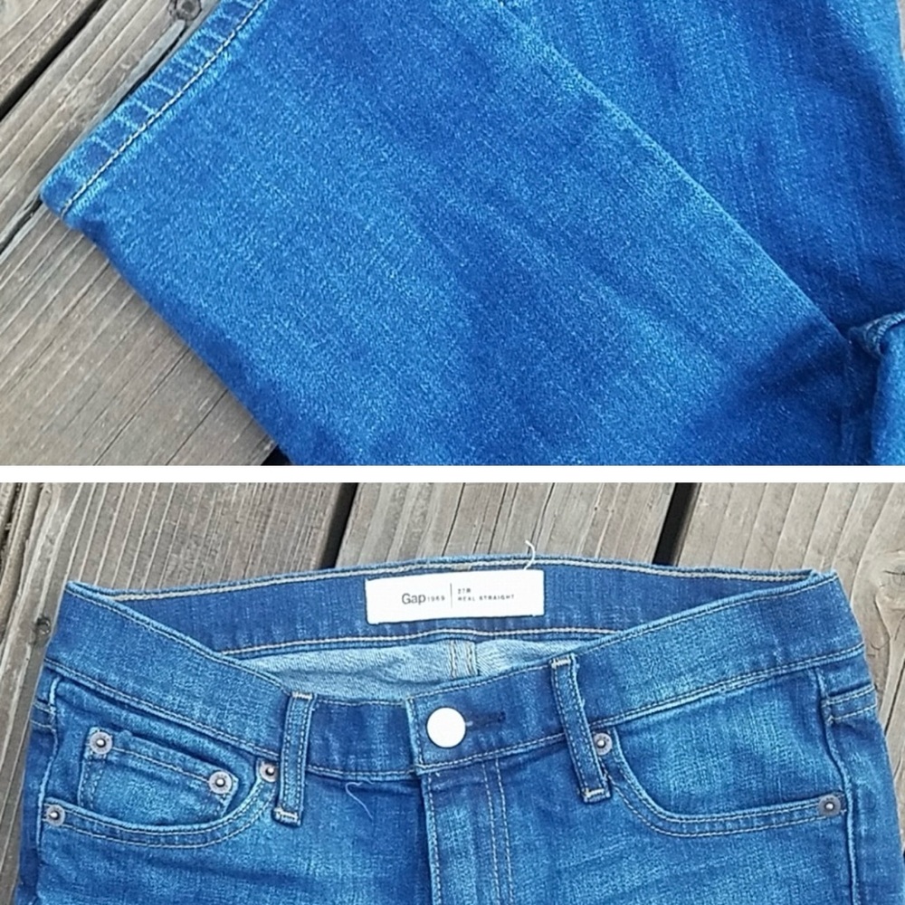 Gap Real Straight Jeans size 27R